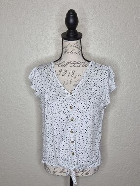 All In Love Star Print Top Size M